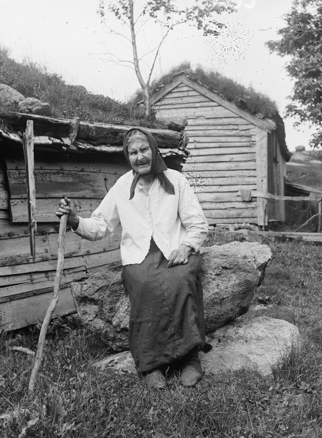 Portrait of an older Polish woman smiling warmly